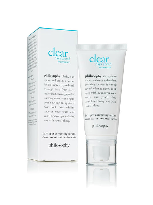 philosophy clear days ahead dark spot correcting serum