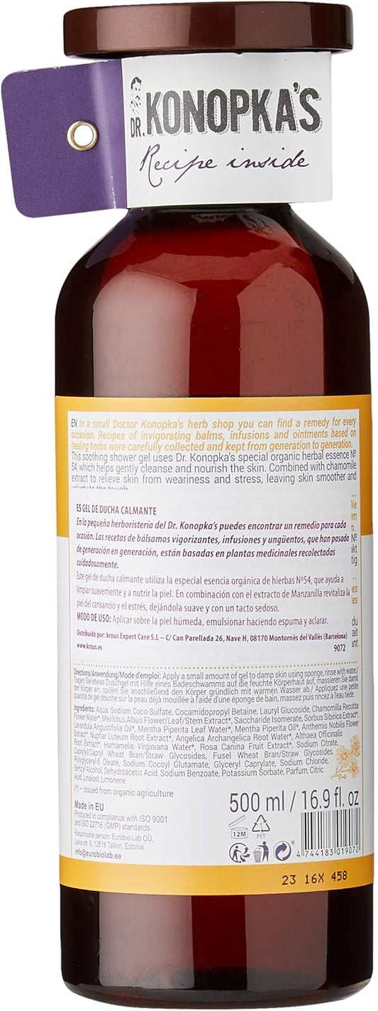 Dr.Konopka'S Soothing Shower Gel, 500 Ml (Pack Of 2)