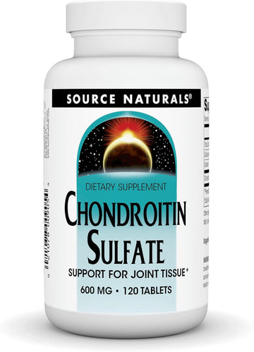 Source Naturals Chondroitin Sulfate 600 Mg Tablet, 120 Count