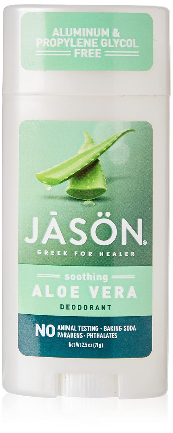 Jason Aluminum Free Deodorant Stick, Soothing Aloe Vera, 2.5 Oz