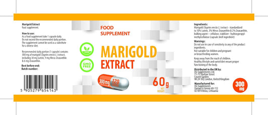Hepatica Lutein 30Mg, Meso-Zeaxanthin 9Mg, Zeaxanthin 6Mg Complex – Macu Eye Supplement | 300Mg Marigold Extract | 120 Vegan Capsules | High-Strength Vision Support | 3Rd Party Lab Tested