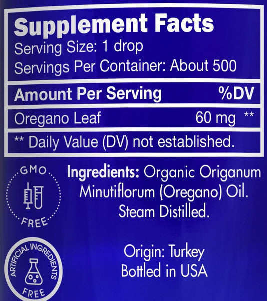 Organic Oregano Oil By Zongle – 100% Pure Natural, Therapeutic & Food Grade For Drops, Kids, Safe For Ingestion, Aromatherapy, Topical & Oral Use – 1 Oz