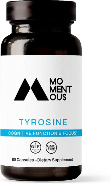 Momentous Tyrosine Capsules, 60 Servings