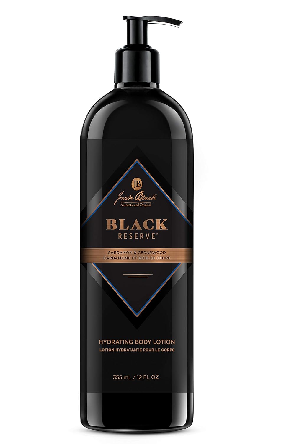 Jack Black - Black Reserve Hydrating Body Lotion With Cardamom & Cedarwood, 12 Oz. : Beauty & Personal Care