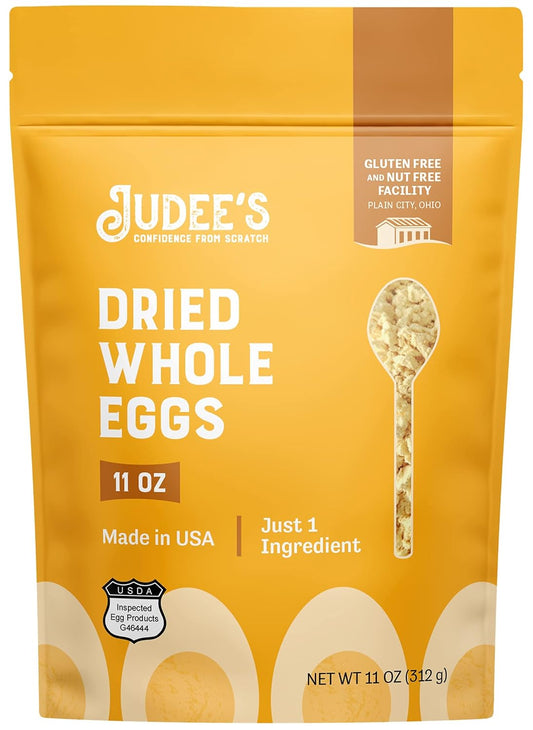 Judee'S Camping Bundle: Whole Egg Powder (11 Oz), Whole Milk Powder (11 Oz), White Cheddar Cheese Powder (11.25 Oz)