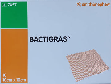 Bactigras Wound Dressing: Pack of 10, 10x10 cm - Effective and Sterile Care