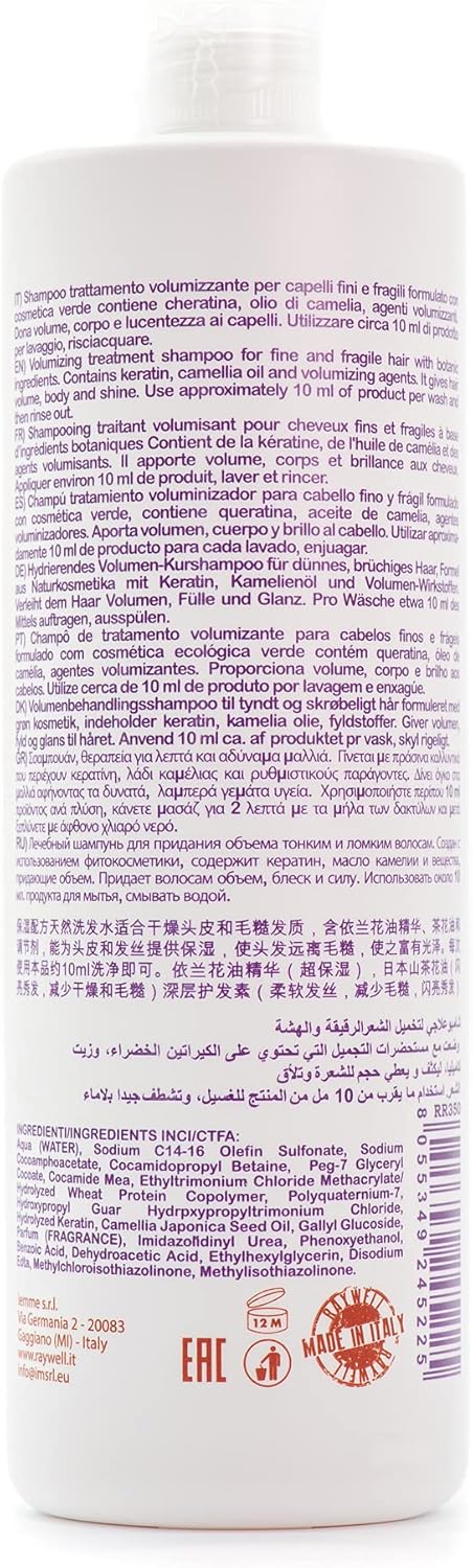 Shampoo Bio Nature Kera Voluminizante 1000 Ml – Raywell