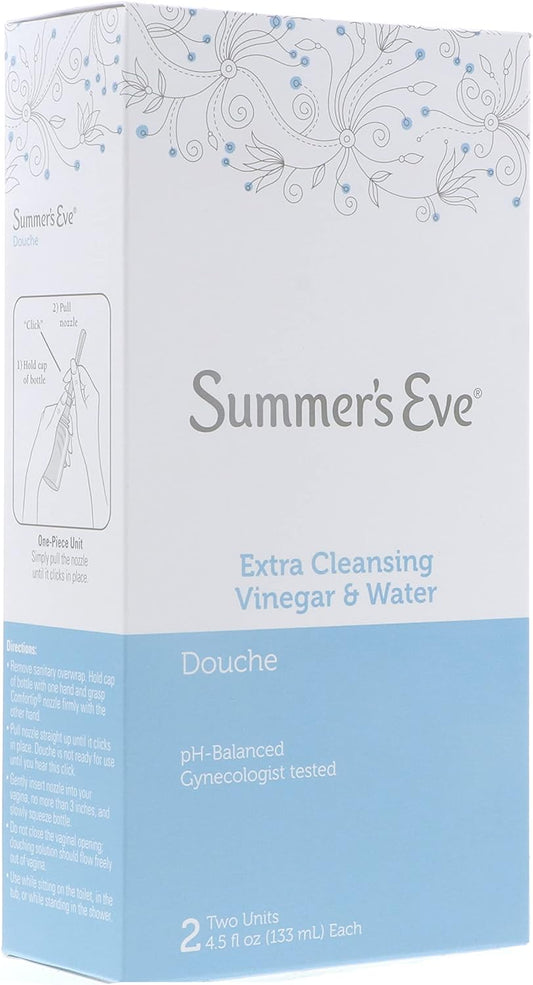 Summer's Eve Extra Cleansing Vinegar & Water Douche 2 Each