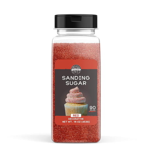 Birch & Meadow Holiday Sanding Sugar Bundle, Mixed Colors, 1 Lb. Colorful Sugar Crystals For Festive Holiday Baking