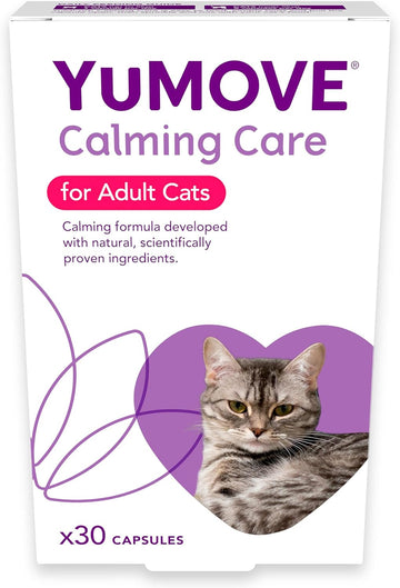 YuMOVE Calming Care for Cats | Previously YuCALM Cat | Calming Supplemnent for Cats who are Stressed or Nervous | Packaging may vary?YUCC01