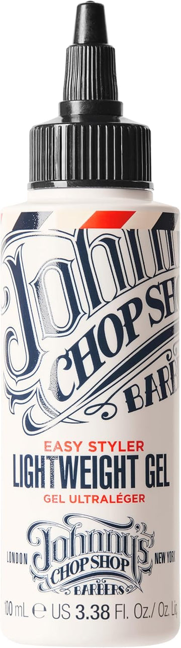 Johnny'S Chop Shop - Easy Styler Lightweight Styling Gel, For Frizz, Straight Or Wavy Hair, Natural Finish (100Ml)