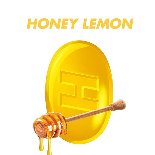 Halls Honey-Lemon Cough Drops – Menthol Oral Anesthetic, 30 Count