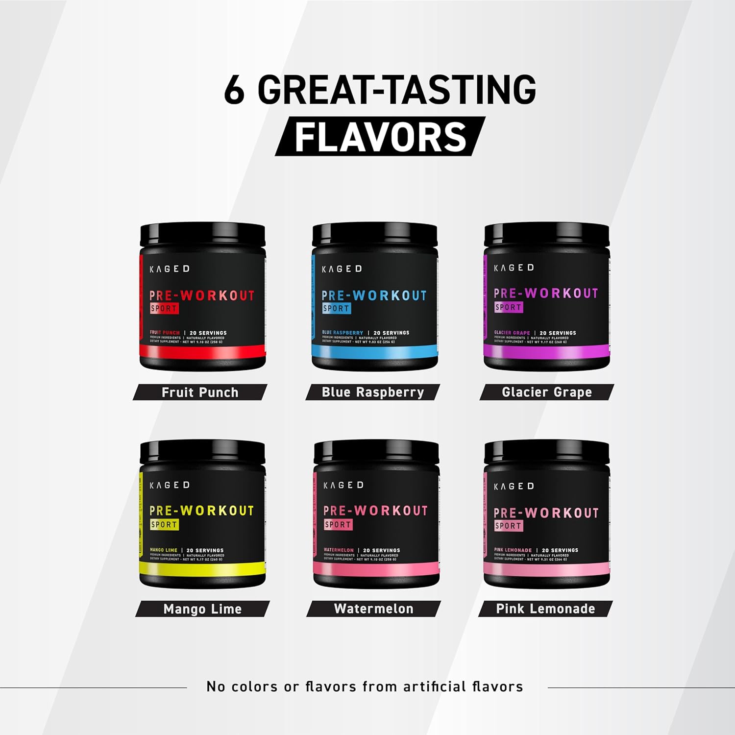 Kaged Sport Pre Workout Powder For Men & Women, Fruit Punch, Sport Certified, 188Mg Caffeine, Nitric Oxide Supplement, Beta Alanine For Energy, Weightlifting, Cardio Endurance & Strength, 20 Servings : Health & Household