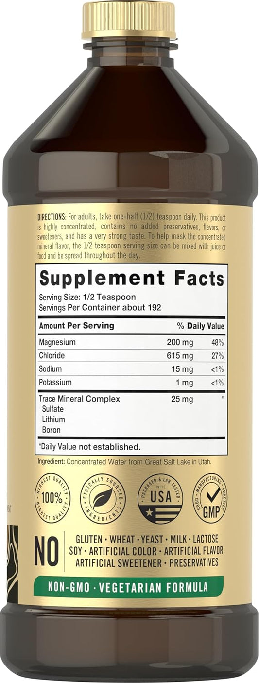 Carlyle Trace Mineral Drops | 16 Fl Oz | Full Spectrum Minerals Supplement | Vegetarian, Non-Gmo And Gluten Free Liquid | By Vital Trace