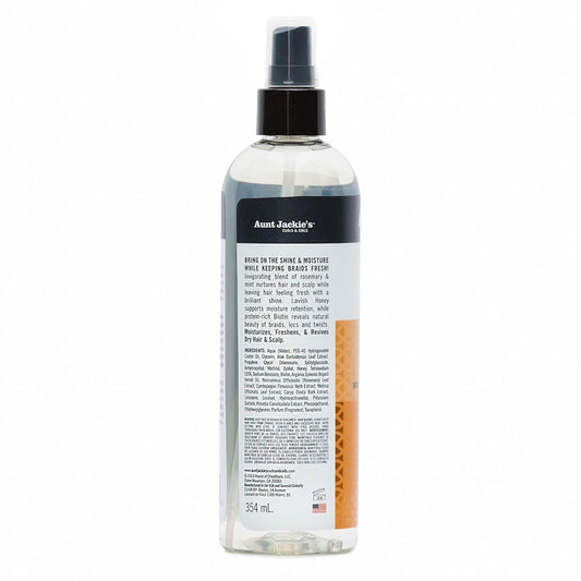 Aunt Jackie's Curls & Coils Biotin + Honey Oh So Strong Shine Boosting Moisturizer, 12 fl oz