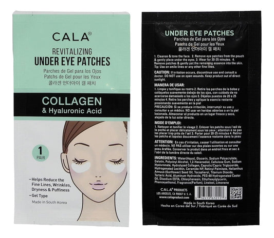 Cala Revitalizing Under Eye Patches Collagen And Hyaluronic Acid