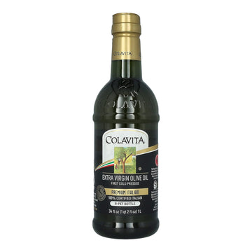 Colavita Premium Italian Extra Virgin Olive Oil 1L (34Fl Oz) Plastic Bottle