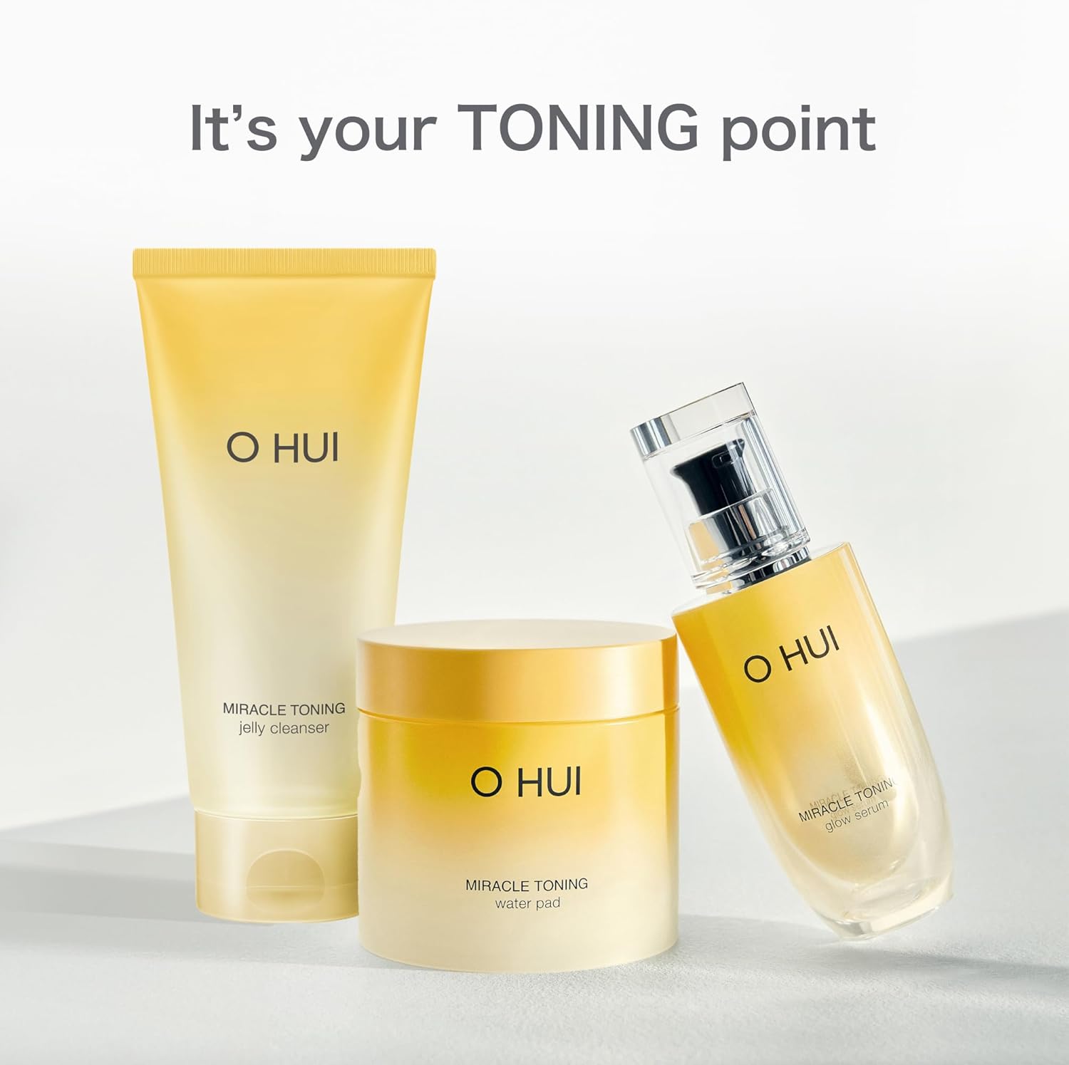 Ohui Miracle Toning Glow Serum | Travel Size Refill 20Ml | Vitamin C Face Serum | Hyperpigmentation Treatment | Glowing Skin | Dullness| Hyaluronic Acid, Aha, Pha, Niacinamide | Korean Skin Care