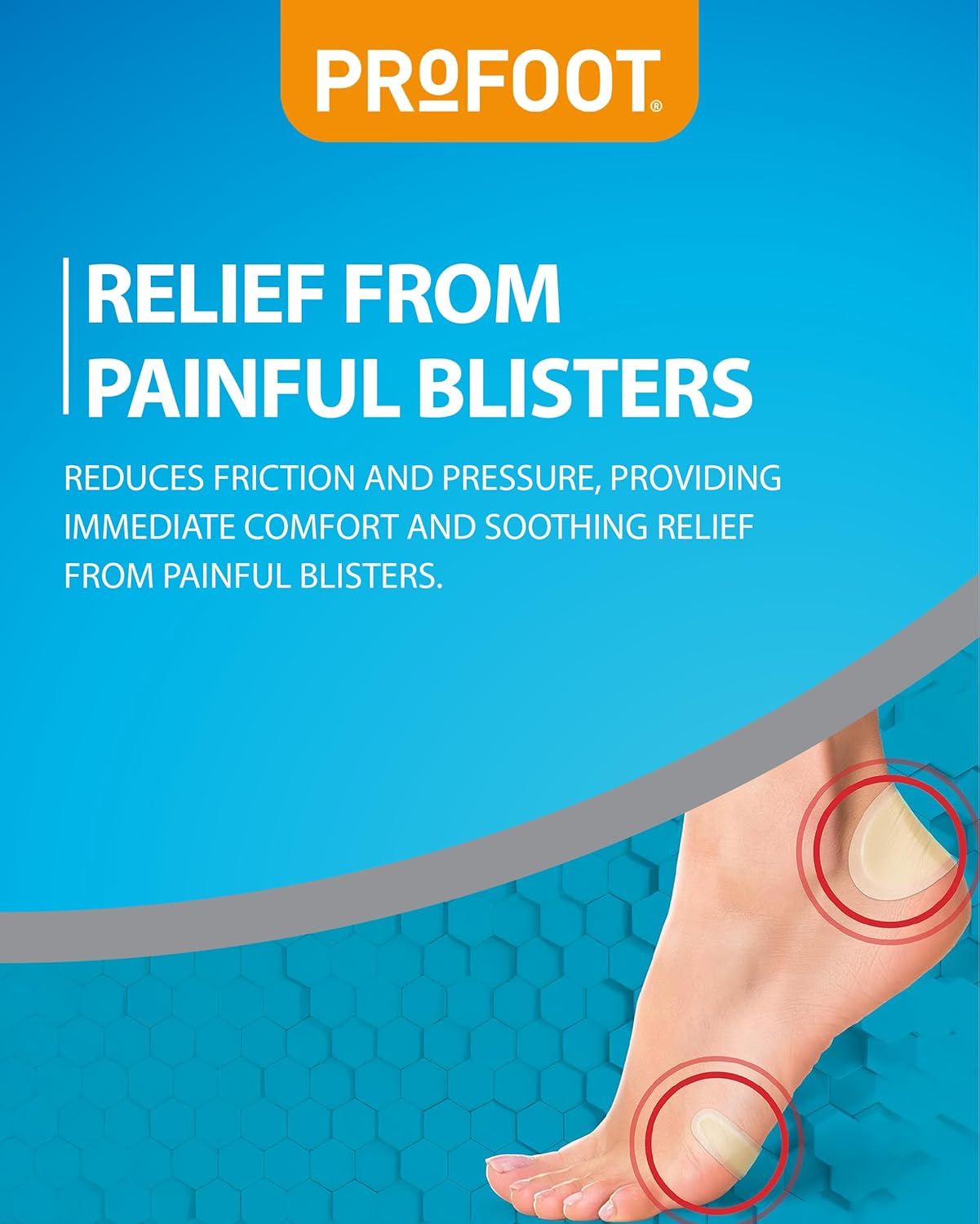 Profoot Blister Plasters - Mixed Plasters - Ideal for Painful Blisters - Prevents Painful Rubbing - Instant Pain Relief - 6 Plasters per Pack : Amazon.co.uk: Health & Personal Care