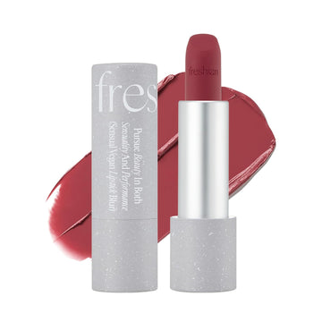 Sensual Vegan Lipstick Blur (01 Pleasure, 0.12Oz) - Long-Lasting Formula, Lightweight Matte Lipstick, Korean Makeup. Shea Cocoa Butter, Vegan