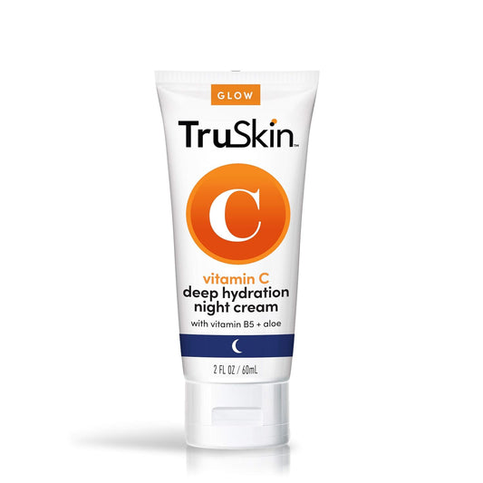 Truskin Vitamin C Night Cream – Collagen Supporting Blend With Cocoa Butter, Vitamin B5, Botanical Essential Oils – Brightening And Firming Skin, Face & Neck, 2 Fl Oz