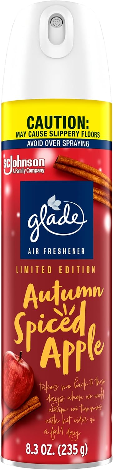 Glade Air Freshener Room Spray, Autumn Spiced Apple, 8.3 oz
