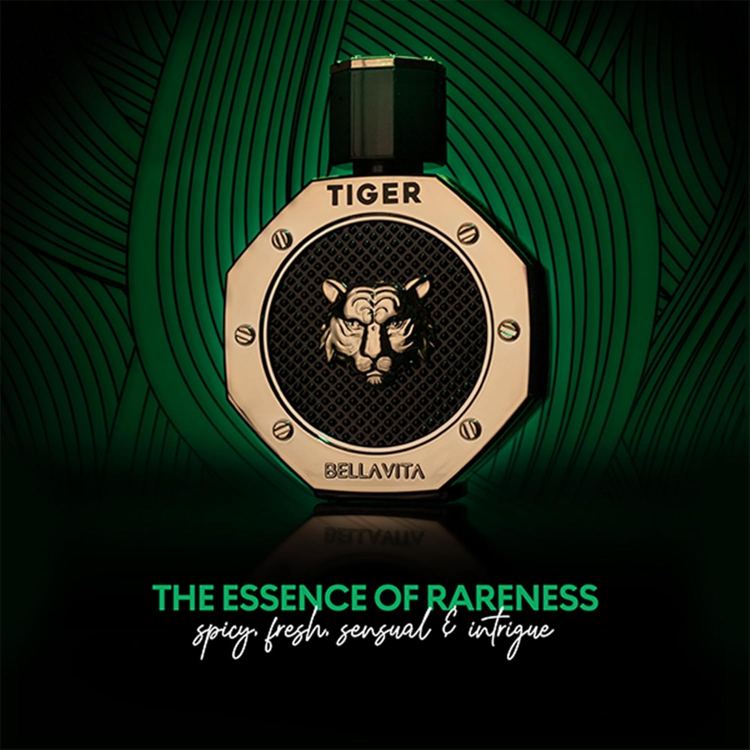 Bellavita Luxury Tiger Perfume For Men (3.38 Fl.Oz) | Amber Oud, Patchouli, Bergamot, Lavender & Agarwood | Premium Lasting Men'S Fragrances | Eau De Parfum Gift For Men | Woody & Smooth Mens Purfume : Beauty & Personal Care