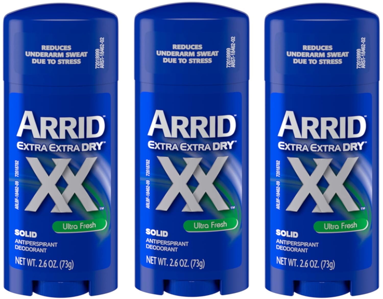 Arrid Xx Solid Antiperspirant & Deodorant-Ultra Fresh-2.7 Oz, 2 Pk
