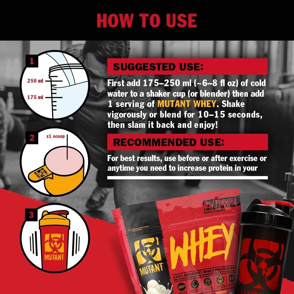 Mutant Whey Dual Chamber | Triple Chocolate & Cookies & Cream 1.8Kg (4Lbs) : Health & Household