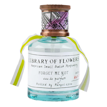 Library Of Flowers Forget Me Not Eau De Parfum, 1.69 Fl. Oz. – Osmanthus, Rice Powder & White Orchid – Women’S Perfume, Eau De Parfum Spray For Women, Perfume For Women