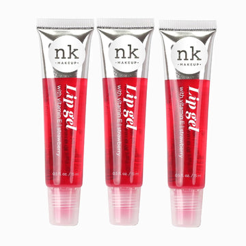 Nicka K New York Set Of 3 Nk Hydrating Lip Gel – Vitamin E (Strawberry)