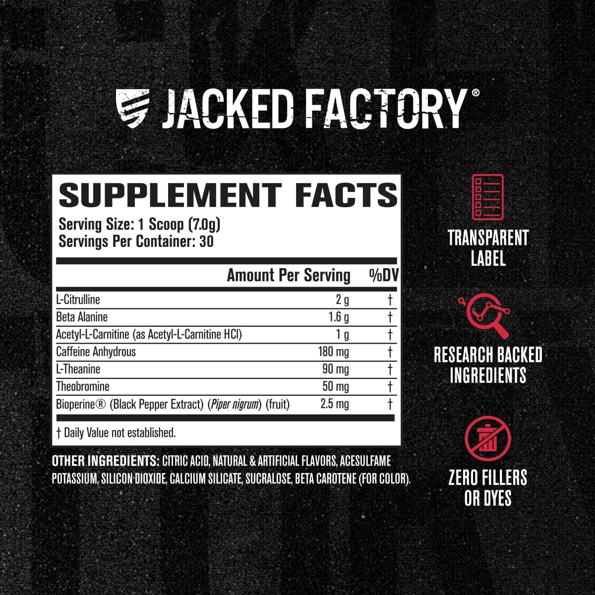 Jacked Factory NITROSURGE Shred Pre Workout Supplement (Orange Pineapple, 30 Servings) & Creatine Monohydrate Powder (Unflavored, 30 Servings) : Health & Household