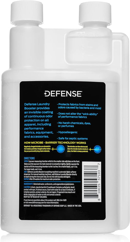 Defense Soap Laundry Additive Deodorizer | Protects Wrestling Jiu Jitsu Bjj Gi Activewear Fabrics from Stains and Odors, 32 Fl Oz