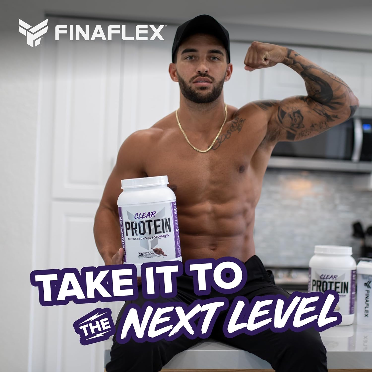 Finaflex Clear Protein, Vanilla - 2 Lb - Promotes Muscular Performance & Growth - Milkshake-Like Taste - Low Carb, Low Fat & Gluten Free - 27 Servings : Health & Household