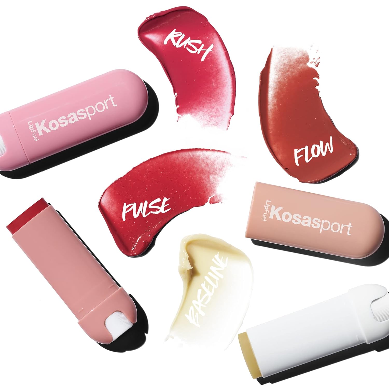 Kosas Lipfuel Hyaluronic Active Sport Lip Balm - Hydrates, Energizes And Protects - Natural Lip Treatment And Care (Baseline) : Beauty & Personal Care