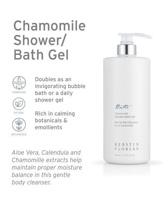 Kerstin Florian Chamomile Shower And Bath Gel | Aromatherapy Body Wash (32 Fl Oz)
