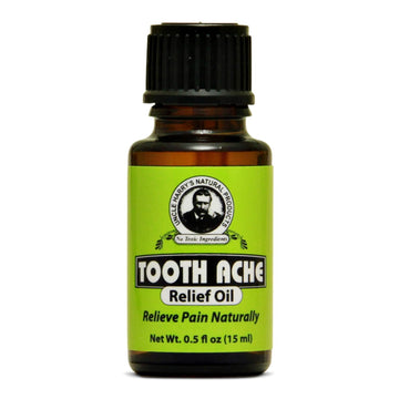 Uncle Harry's All Natural Tooth Ache Relief Oil with Clove Essential Oil | Liquid Toothache Pain Relief Adult | Tooth Pain & Mouth Sore Rinse Made with Pure Essential Oil (0.5 oz)