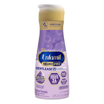 Enfamil Neuropro Gentlease Baby Formula, Brain Support That Has Dha, Humo6 Immune Blend, Designed To Reduce Fussiness, Crying, Gas & Spit-Up In 24 Hrs, 32 Fl Oz