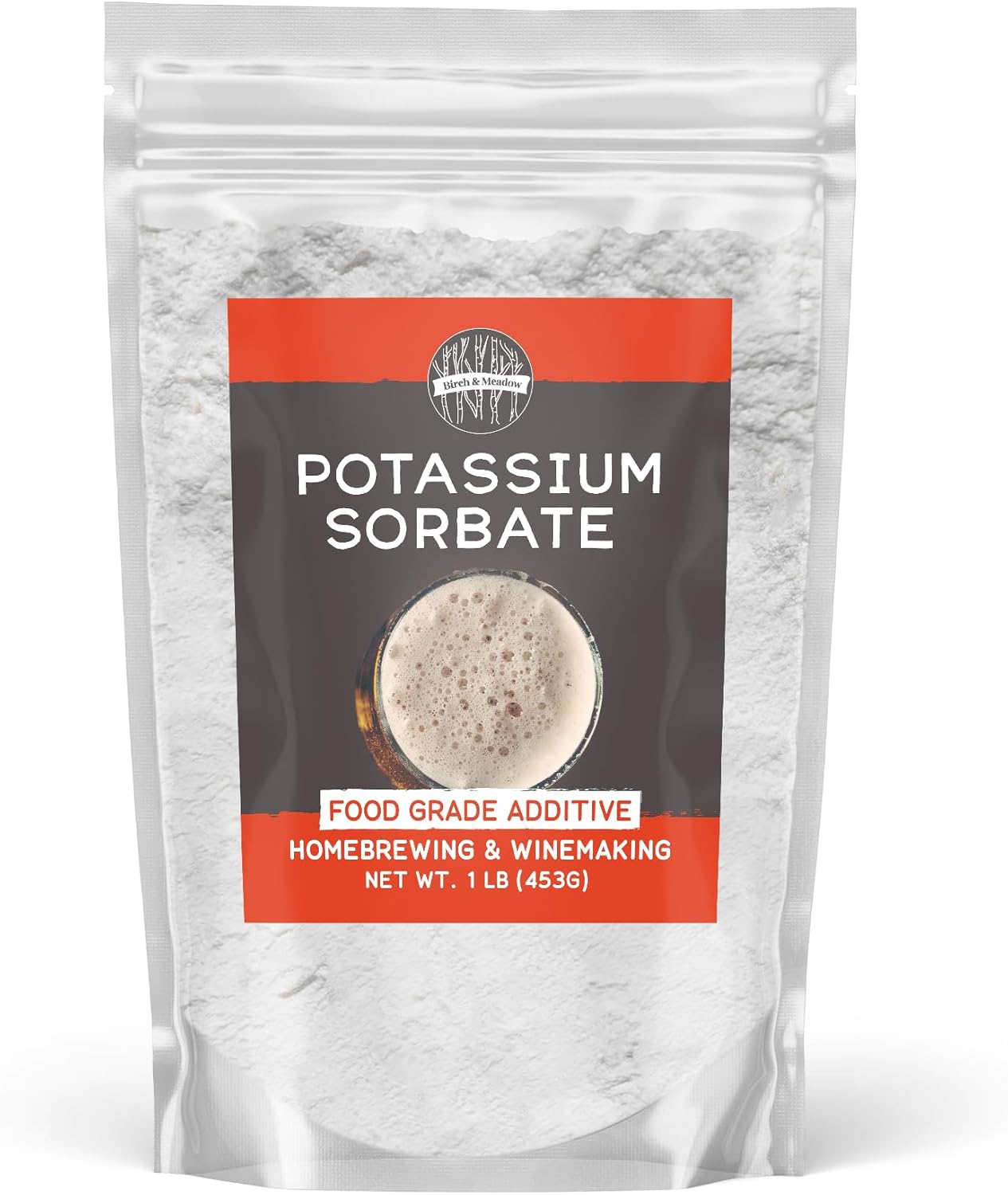 Birch & Meadow Potassium Sorbate, 1 Lb, Additive & Preservative, Winemaking & Brewing