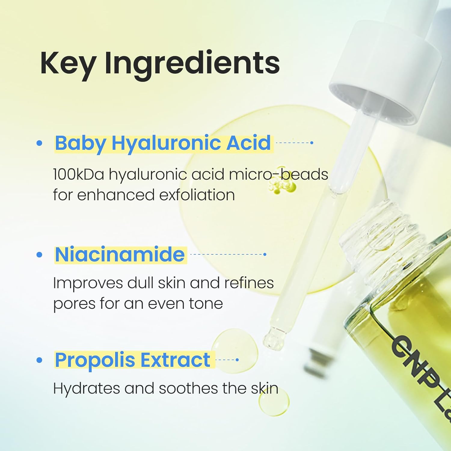 Cnp Rescue+Propolis Serum - Redness Relief Serum With Niacinamide & Ip-Bha, Soothing, Hydrating, Minimizing Pores, For Oily & Sensitive Skin, Lightweight Essence For Glass Skin, Korean Skin Care : Beauty & Personal Care
