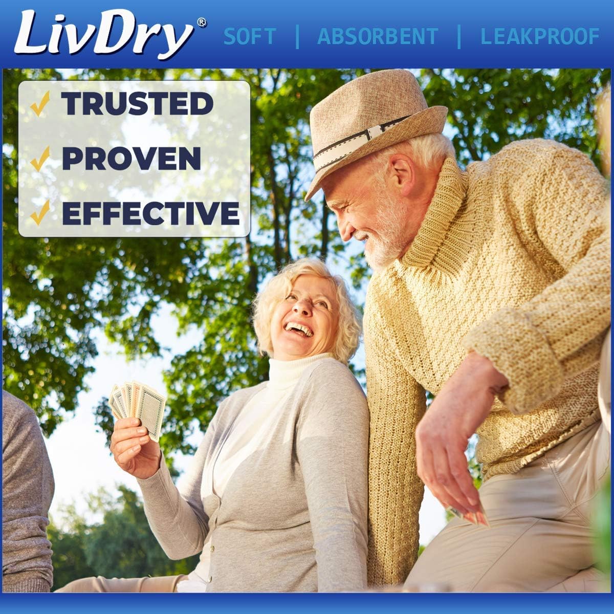 LivDry Incontinence Booster Pads, Use with Adult Diapers for Women and Men, Extra Comfort Softness, Disposable Pad (160 Count, Regular Length) : Health & Household