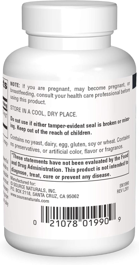 Source Naturals Proanthodyn Grape Seed Extract, Antioxidant Protection, Supports A Healthy Aging Brain*, 200 Mg - 60 Capsules