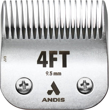 Andis 560194 Ceramicedge Clipper Blade #4Ft 24T Upper / 17T Lower, Stainless Steel