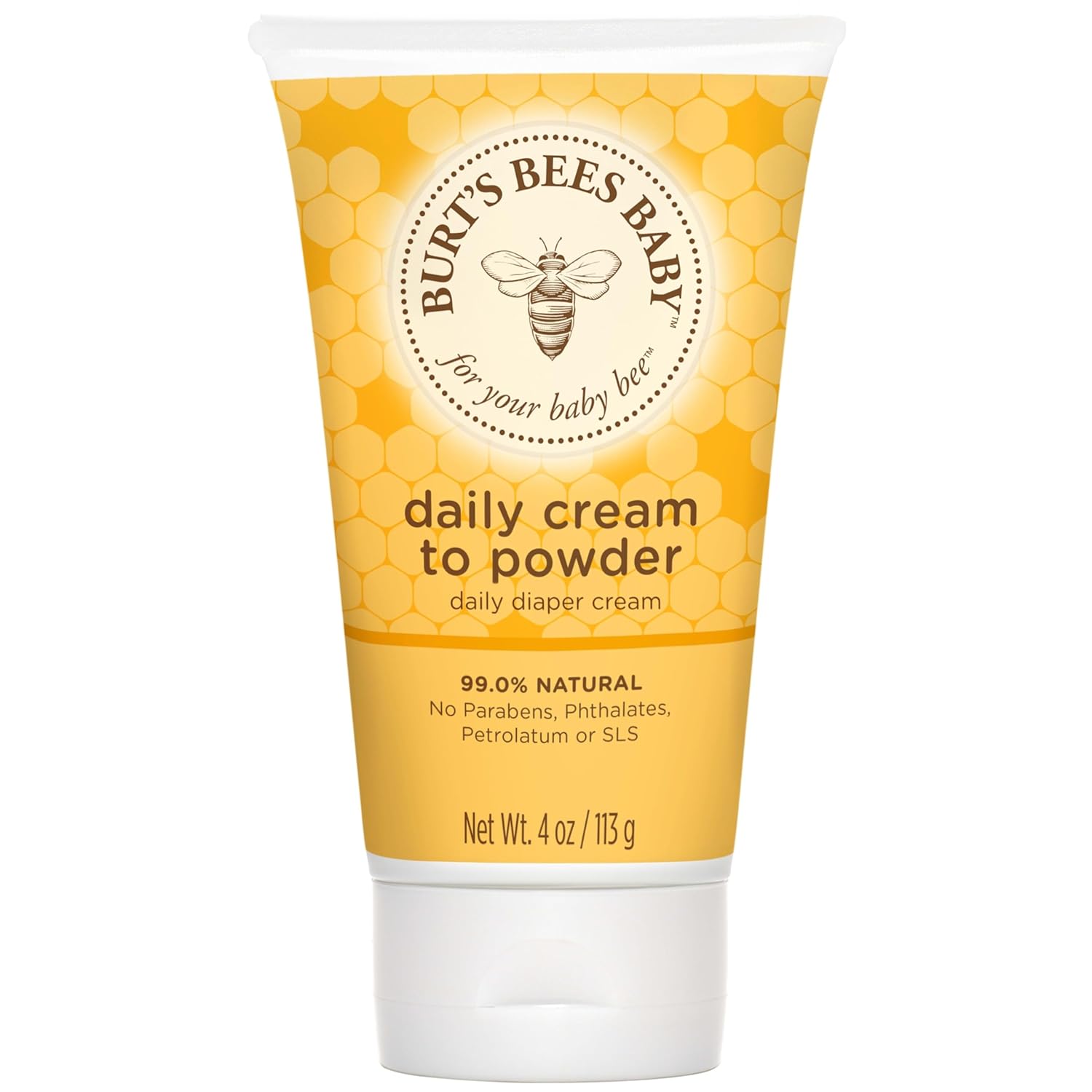 Burt'S Bees Baby 2-In-1 Diaper Cream And Powder With Shea Butter, Pediatrician Tested, 4 Ounces