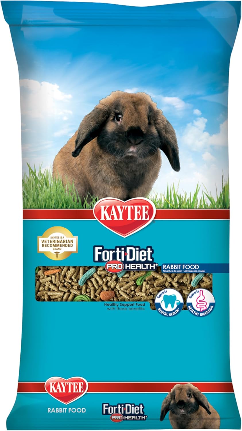 Kaytee Forti-Diet Pro Health Adult Pet Rabbit Food, 10 Pound Bag