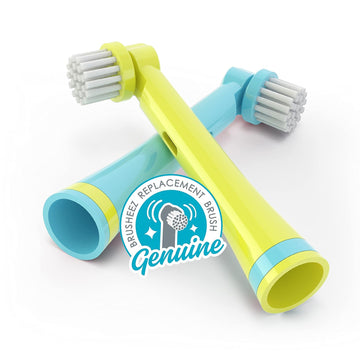 Brusheez® Electronic Toothbrush Replacement Brush Heads 2 Pack (Ollie The Elephant)