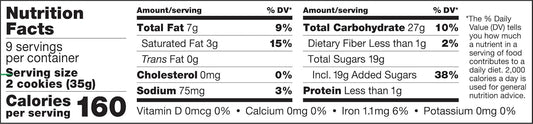 Glutino Super Stuffed Chocolate Vanilla Cream Cookie, 11.1 Ounce