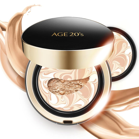 Age 20'S Signature Intense Cover Cushion Foundation #13 Ivory + Luna Long Lasting Makeup Setting Fixer Spray