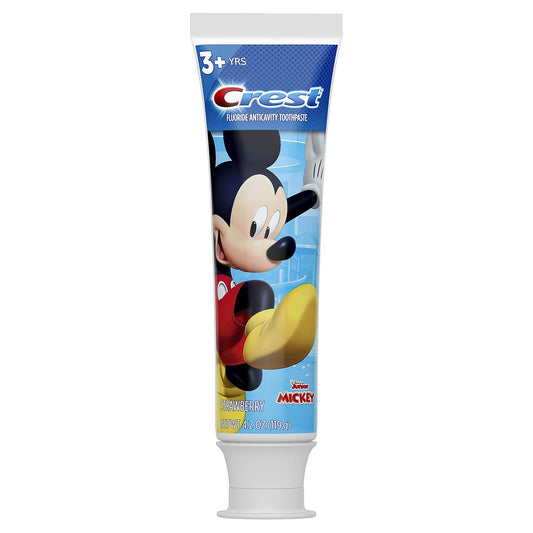 Crest Kid'S Cavity Protection Toothpaste Featuring Disney Junior Mickey Mouse, Strawberry, Ages 3 Plus, 4.2 Ounce (Pack Of 6)