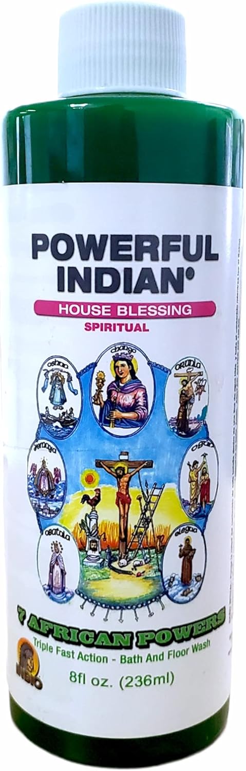 Indio 7 African Powers- Powerful Indian House Blessing Bath And Floor Wash : Health & Household